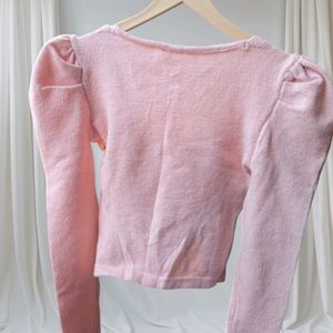 Self Design Women Pink Top