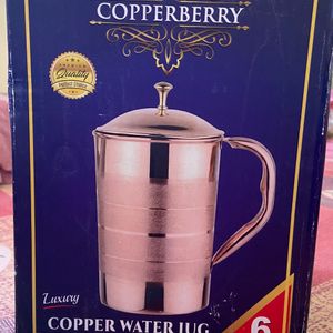 COPER JUG WITH FREE 250 Ml GLASS