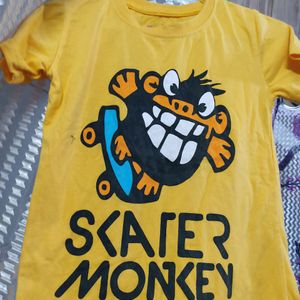 Yellow T Shirt For Kids