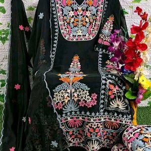 Embroidery Work Georgette Suit