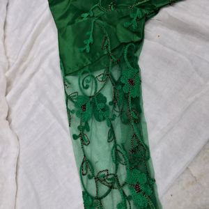 DARK GREEN KURTA