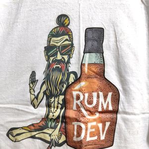Rum Dev Graphics  Cotton T Shirt