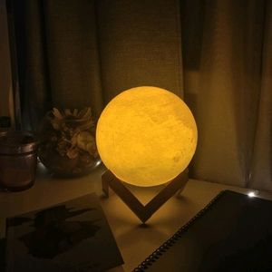 Color Changing Moon Rechargeable Night Lamp