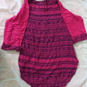 Pink High Low Tunic