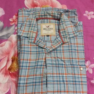 Cotton Checkered Shirt XL Size