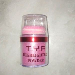 Pink Shimmery Highlighter Powder