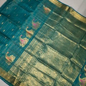 Pure Kanchi Pattu Saree With Blouse Piece