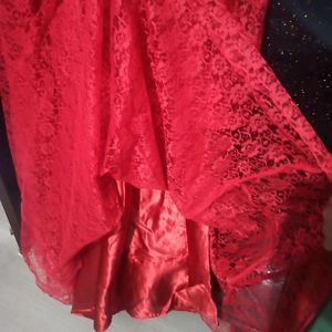 Net Party Wear Gown  Spl For Valentine's Day