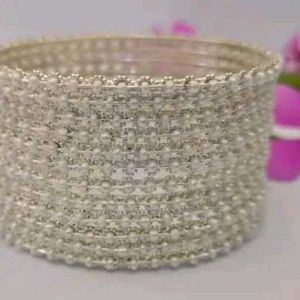 Beautiful Pearl Bangles (Churi) Set