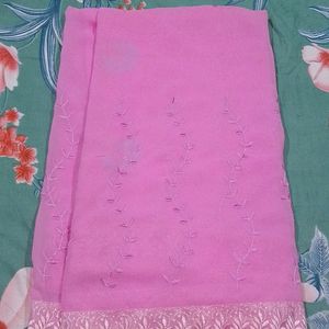 Beautiful Pink Saree