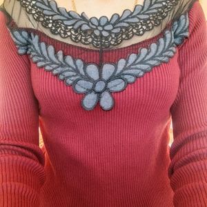 Woolen Rib Top