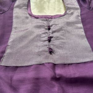 Beautiful Purple Kurta