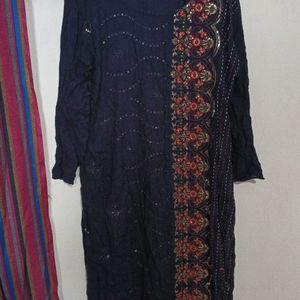 Handwork Cotton Kurti ( With Surprising Freebie)