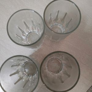 Transparent Juice Glasses