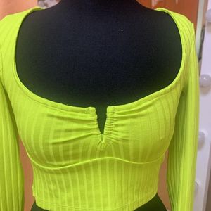 Zara Neon Top