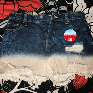 Brand New Denim Shorts With Tag