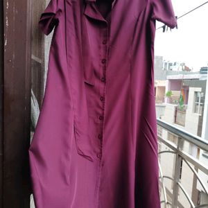 Wine 🍷 Color Dress