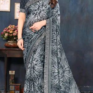 Sibori Georgette Saree*