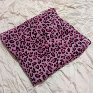 Pink Black Printed Stole Dupatta (Women)