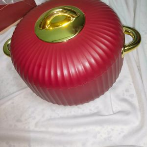 Brand New Casserole, In Beautiful Cherry Red Color