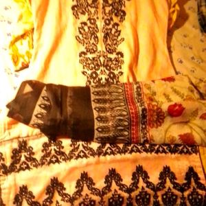 Pakistani Embroidery Kurta And Dupatta