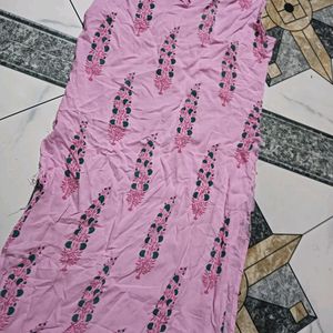 Pink Printed Kurti