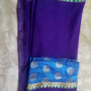 Pattu Saree With Broad Border