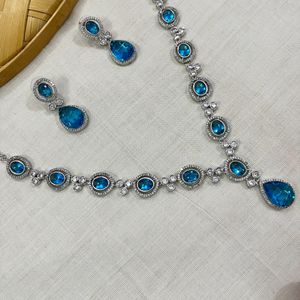 Necklace Set aqua colour