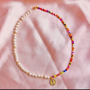 Beaded Charm Necklace