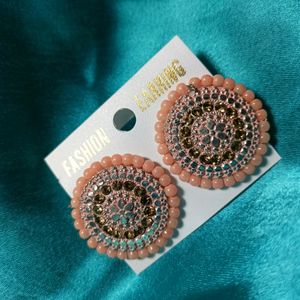 Peach Coloured Studs