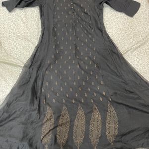 Project Eve Black Anarkali