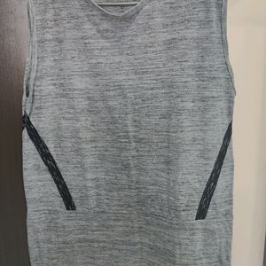 A Sleeveless Grey TShirt