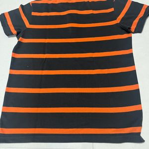 Mufti men Striped Half Sleeves XL Tshirt