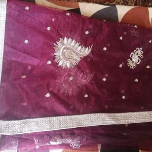 Purple Saree