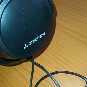 Ambrane HP100 Headphone with Mic