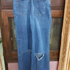 H&m Blue Colour Jeans