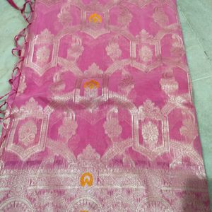 Banarasi Cotton Linen Saree