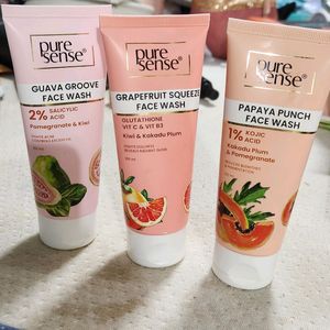 Trio Face Washes