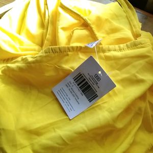 Yellow Tiered Party Dress