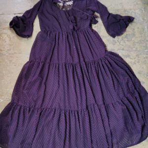 Purple Ethnic Gown