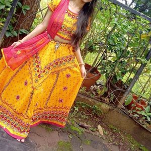 Yellow Chaniya Choli