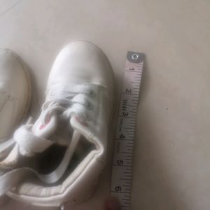 White Minnie Shoes From Dubai