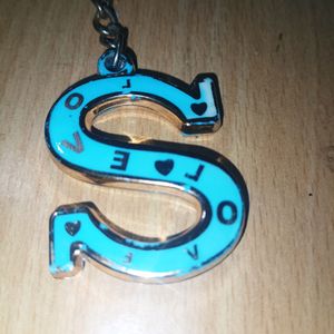 A "S" Letter Keychain