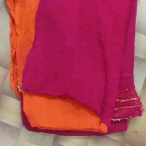 Double Color Dupatta.