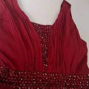 Maroon Dress