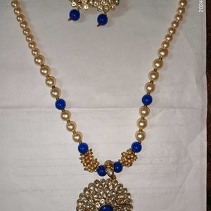 Royal Blue Necklace Set