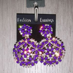 Purple Earings