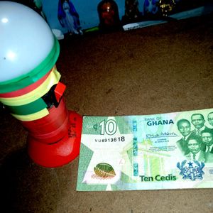 Ghana Currency+ Portable Night Lamp