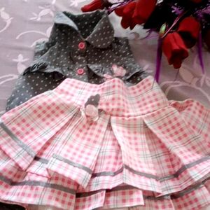 Baby Girl Shirt+Skirt Set