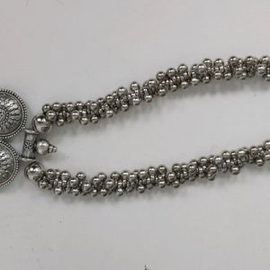 Combo Of Kundan Necklace Oxidised Silver Neckpiece